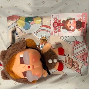 Pop mart crying again Cute Brown Bear Plush Toy